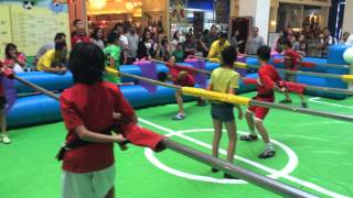 Final Human Foosball League  Kids Category [upl. by Zetneuq]