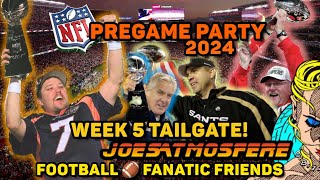 NFL Pregame Party Week 5 2024 Tailgate [upl. by Dyl50]