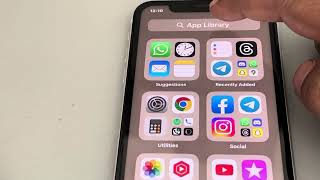 How to sort iPhone apps alphabetically [upl. by Coppock585]