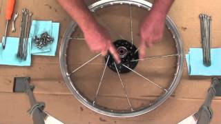 Pt1 How To Lace And True A Motorcycle Wheel At DRays Shop [upl. by Kelby386]