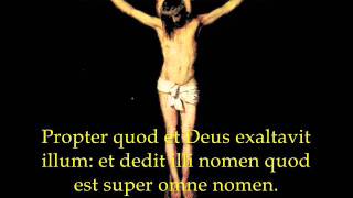 Christus factus est pro nobis  Catholic Chant for Holy Thursday and Lent [upl. by Montfort]