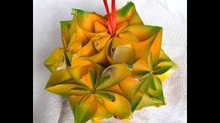 How to make a Christmas ornament with paper [upl. by Ivah]