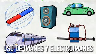 APRENDE EN CASA USO DE IMANES Y ELECTROIMANES VIDEO CON EXPLICACION [upl. by Welcy461]