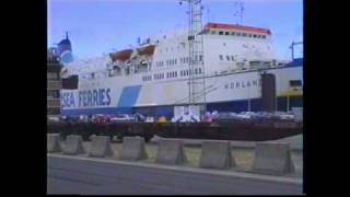 Hull 1984  Ferry to Rotterdam  North Sea Ferries quotNorlandquot [upl. by Ahcsrop]