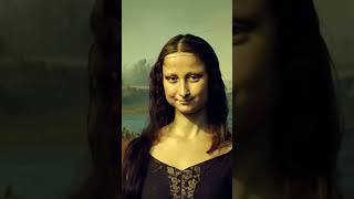 🎨 MonaLisa Vs mona cheeky viralvideo painting art [upl. by Sorel615]