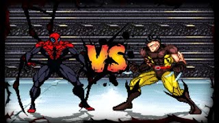 Superior SpiderMan vs Daken MUGEN BATTLE [upl. by Sone648]