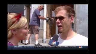 Armin van Buuren interview at 2015 Preakness InfieldFest [upl. by Leroy]