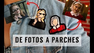 Cómo hacer PARCHES PARA ROPA  DIY Chilling Adventures Of Sabrina  Ame Mayén [upl. by Raimondo]