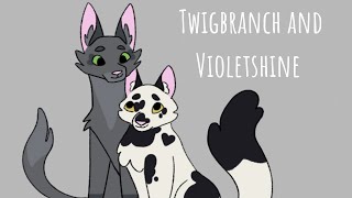 Twigbranch and Violetshine Speedpaint [upl. by Hedvah748]