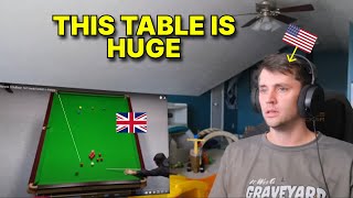 American reacts to Ronnie OSullivan 147 break Snooker [upl. by Annawd]