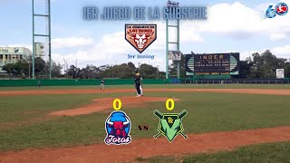 La Comarca de los Toros Camagüey vs Pinar del Río 1er Juego [upl. by Ertha]