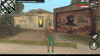 GTA SA Android  Garage Graffiti Mod  Tupac Mural [upl. by Wes996]