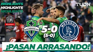 Highlights  Seattle Sounders 5500 Motagua  CONCACHAMPIONS  Octavos  TUDN [upl. by Coughlin416]