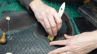 Making a 1911 Designer Holster with Road Agent Leather [upl. by Lauraine620]