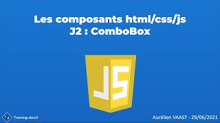 Component JS  Combobox [upl. by Anihta548]