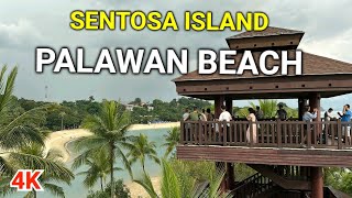 Sentosa Island Singapore  Palawan Beach Sentosa  Singapore Top Attractions [upl. by Mallina865]