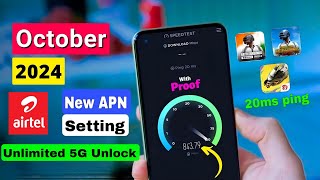 Fix Airtel Network amp Internet Speed Problems  Best APN Settings for 5G amp 4G in October 2024 [upl. by Llednew]