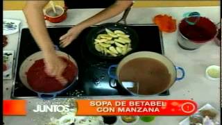 Sopa De Betabel Con Manzanas [upl. by Fraase]