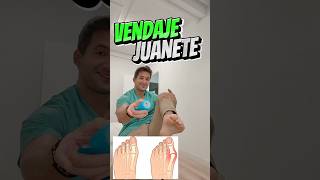 Vendaje sencillo para hacer en Juanete o Hallux Valgus fisioterapia tips juanetes [upl. by Philly]