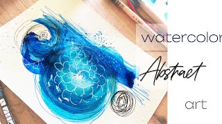 Abstract Watercolor Painting for Beginners [upl. by Breech]