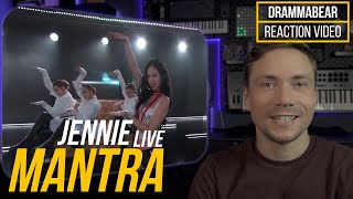 Musician Reacts to JENNIE – Mantra Jimmy Kimmel Live Performance [upl. by Afatsuom13]