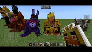 all battington vs unwithered fnafaddon Minecraft [upl. by Judenberg366]