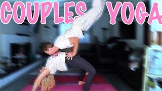 COUPLES YOGA CHALLENGE w Capron [upl. by Wirth881]