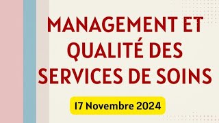 20 QCM Multiples sur le Management et Qualité des services de soins Master ispits et Échelle 11 [upl. by Ahsyen]