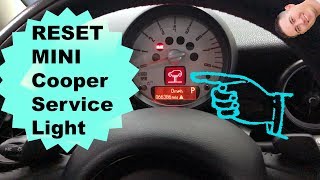 How To Reset MINI Service Light 0613 [upl. by Lydia]