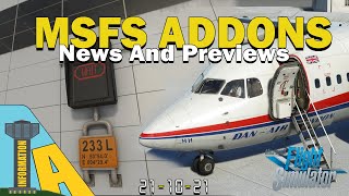 MSFS 2020  Most Recent Addons  News amp Previews  BAE146 Airport Jetway Pro amp More [upl. by Hugo]