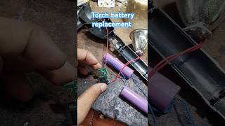 torch battery replace asani seyoutubeshorts electical sorts sortvideo repair [upl. by Sirtimed]