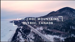 Snowmobiles Chic Choc Mountains [upl. by Ahcorb]