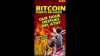 🚨 SE VIENE LA CORRECCION EN BITCOIN  Análisis bitcoin en vivo  btc cripto [upl. by Novyad951]