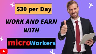 30 Clicking Ad I Microworkers Review Make Money from Home doing Micro Tasks I Data Entry Jobs 2022 [upl. by Caterina747]