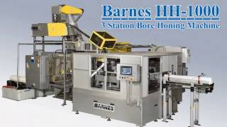 Barnes Model HH1000 3Spindle Horizontal Honing Machine [upl. by Acisset]