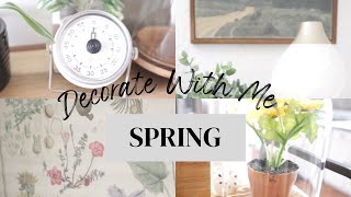 SPRING DECORATE WITH ME  Home Refresh  April 2022 [upl. by Laubin]