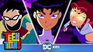 Teen Titans en Latino 🇲🇽🇦🇷🇨🇴🇵🇪🇻🇪  ¡Starfire vs Blackfire  DCKidsLatino [upl. by Brew]