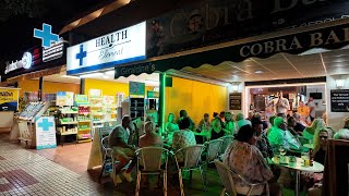 Tenerife  Some Great Bars For Live Entertainment Around San Eugenio In The Evening [upl. by Akeemat]