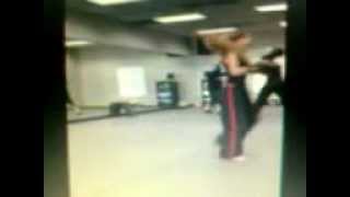 Pia Mia training Krav Magra [upl. by Ennairac685]