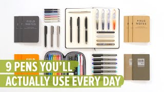 9 Pens Youll Actually Use Every Day [upl. by Zorana]