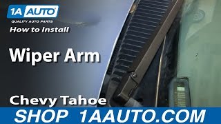 How to Replace Windshield Wiper Arm 9500 Chevy Tahoe [upl. by Nahtan]