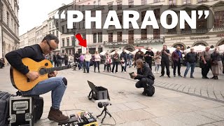 Amazing Street Performance Of Pharaon By Imad Fares [upl. by Ellehsyt12]