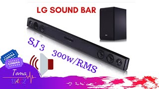 LG SJ3 soundbar Cаундбар Test [upl. by Aynor]