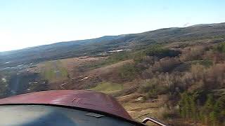 Traffic Pattern and Crosswind Landing at Turners Falls Airport 0b5 in a C152 [upl. by Leibrag674]