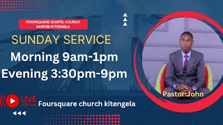 LIVESECOND SERVICEFOURSQUARE GOSPEL CHURCH KITENGELAON 04082024 [upl. by Laurene]