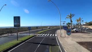 Trip from Occidental Jandia Mar to Jandia centre and Hotel Beach Fuerteventura 2021 October Pajara [upl. by Rayner915]