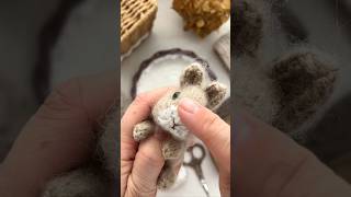 Knitting rabbit 🐰crochetaccessories diy handmade viralvideo trendingshorts knited [upl. by Zakarias]