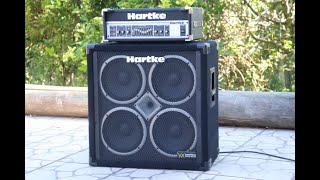 Cabeçote Amplificador Hartke HA3500  Caixa Hartke VX410 [upl. by Arrahs954]