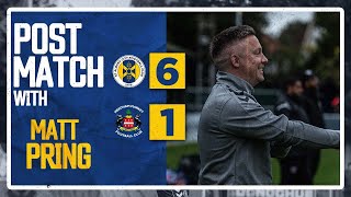 POST MATCH  Matt Pring  St Albans City Women vs Needham Market  10th November 2024 [upl. by Dez]