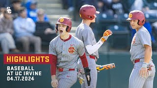 Baseball  USC 12 UC Irvine 4 Highlights 41724 [upl. by Grussing]